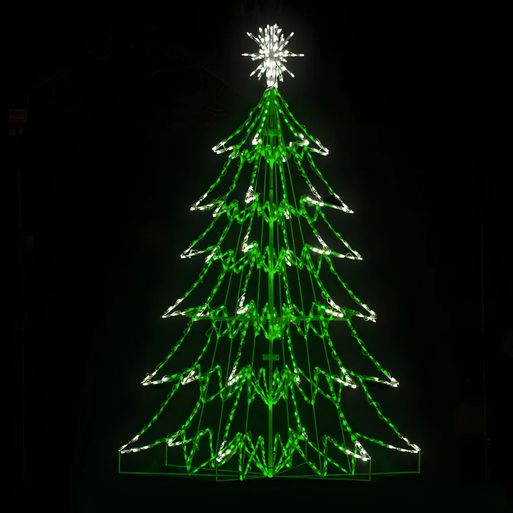 Outdoor Christmas Light Tree Selection