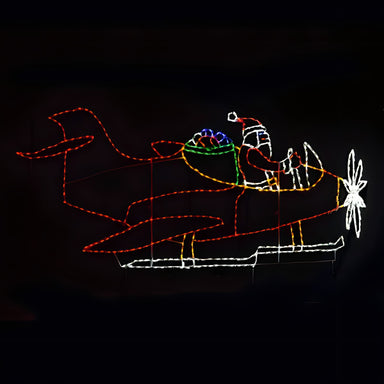 Brite Ideas LED Santa Plane