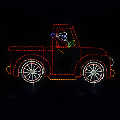 Brite Ideas LED Santa in Truck