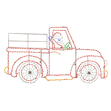 Brite Ideas LED Santa in Truck