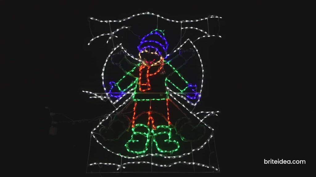 Brite Ideas LED Animated Child Doing Snow Angel